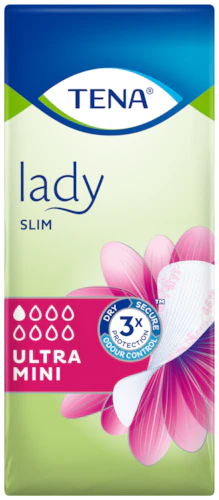 ТЕНА Lady Slim Ultra Mini  Ультратонкие урологические прокладки, 28 шт - фото № 1